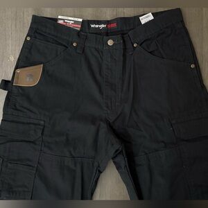 Wrangler Black Utility Cargo Pants